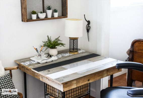 diy wood top card table makeover that's removable