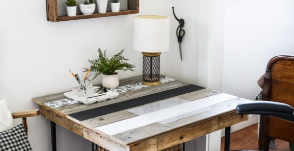 Removable card table makeover! diy wood top card table makeover that's removable