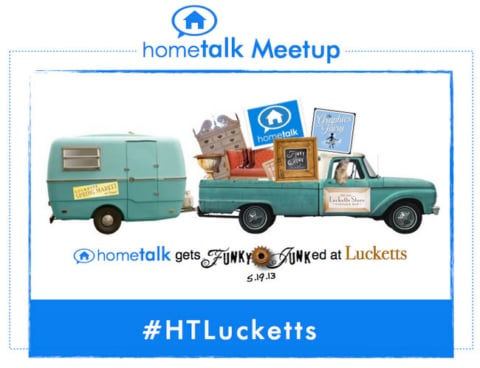 Hometalk gets Funky Junked at Lucketts