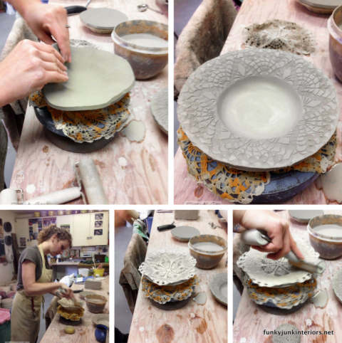doily pressed pottery at The Back Porch in Harrison Hot Springs BC.05-AM