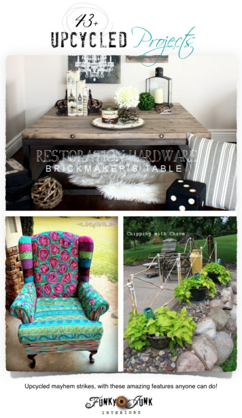 43+ upcycled projects on Funky Junk Interiors