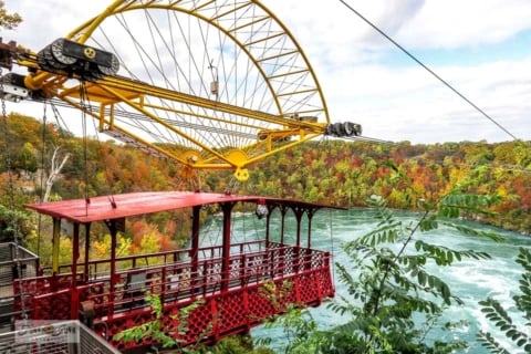Whirlpool Aero Car Niagara Falls during fall