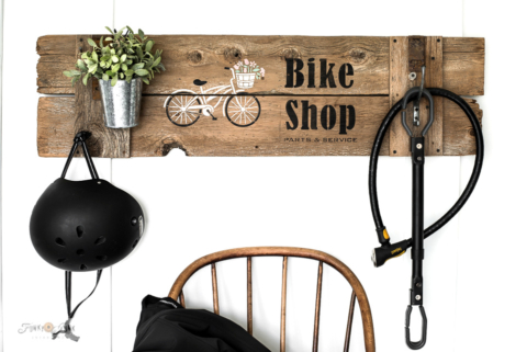 Bike Shop sign stencils