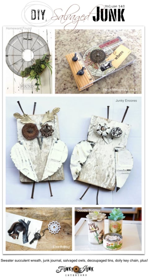 DIY Salvaged Junk Projects 540