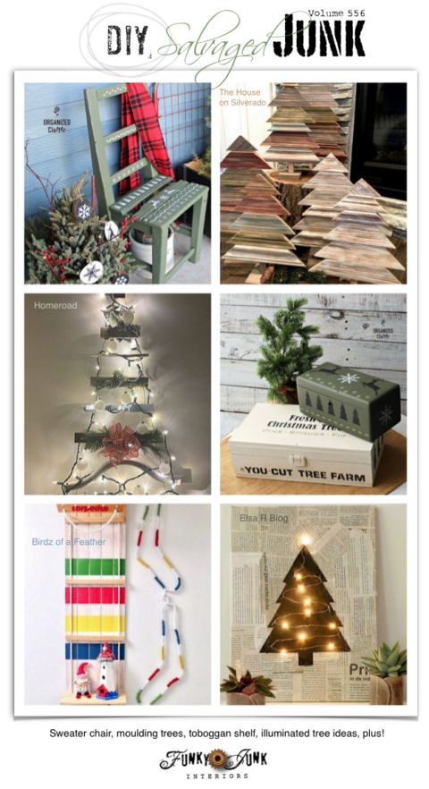 DIY Salvaged Junk Projects 556 on Funky Junk!