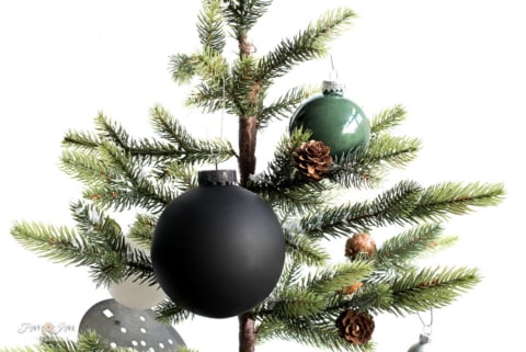 paint Christmas ornaments in a custom color