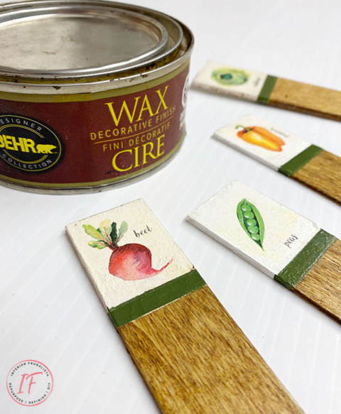 rustic garden markers