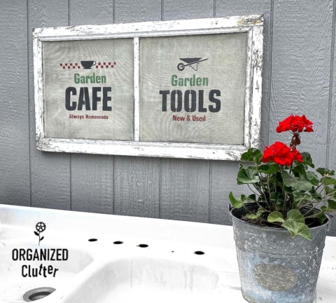 screen garden signs