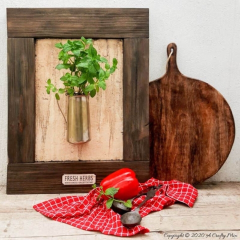 Framed-Herb-Planter