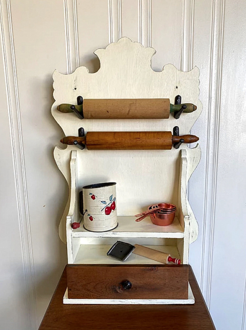 rolling pin spoon holder display