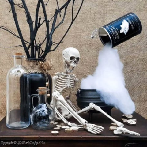 floating Halloween can