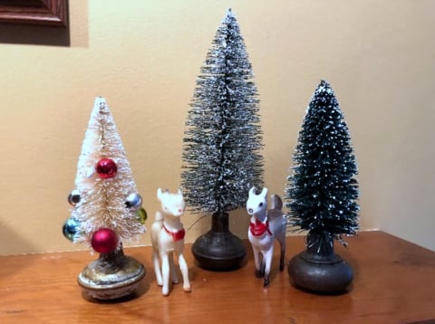 door knob Christmas trees