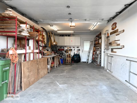 planning a single car garage workshop I could park in