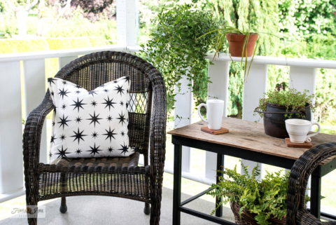DIY retro star pattern custom throw pillows