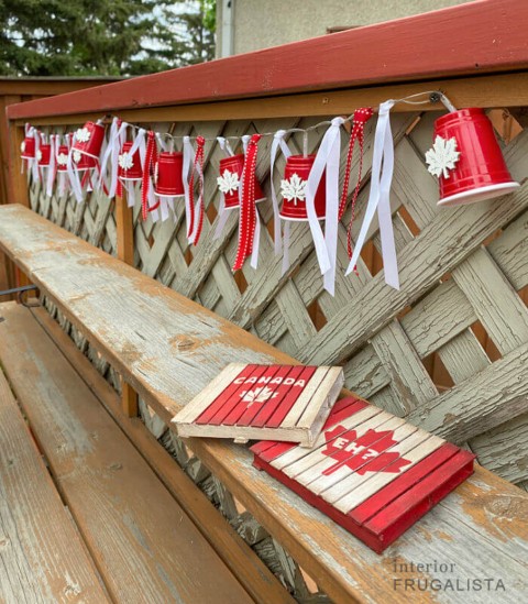 Canada Day illuminated banner