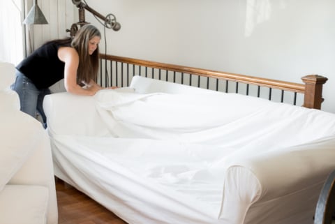 how to clean IKEA sofa covers