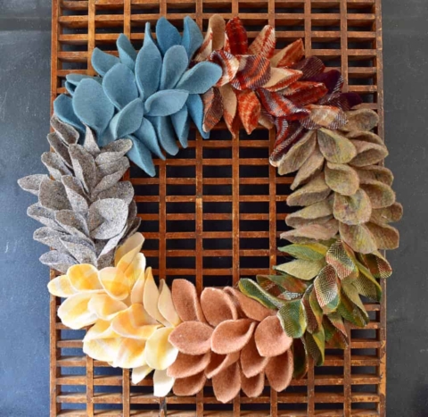Fabric-Wreath