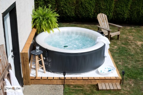 plug and play hot tubs