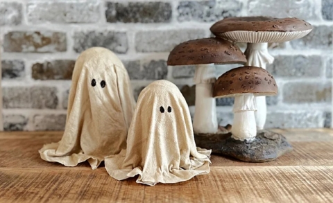 vintage fabric ghosts
