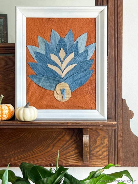 denim turkey craft