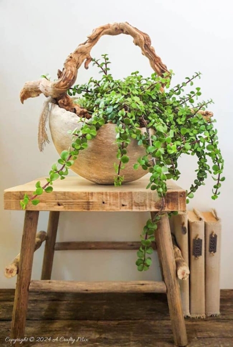 cast in stone vine planter
