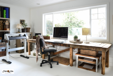 office decor ideas wood desk