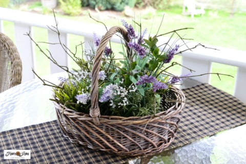 artificial flower arrangement