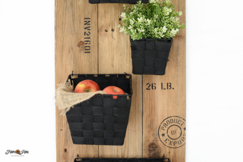 hanging wall baskets for produce