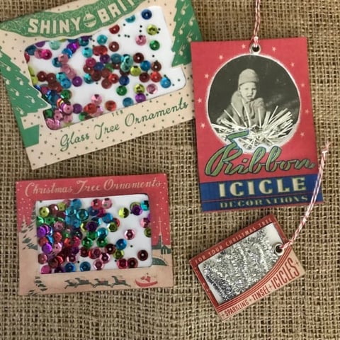 shaker cards and tags