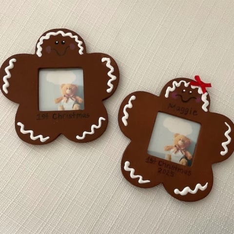 gingerbread picture frames