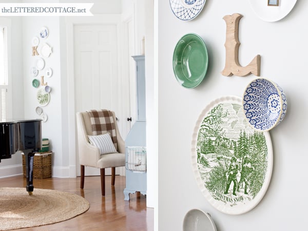 Decorating With Plates In The Bedroom